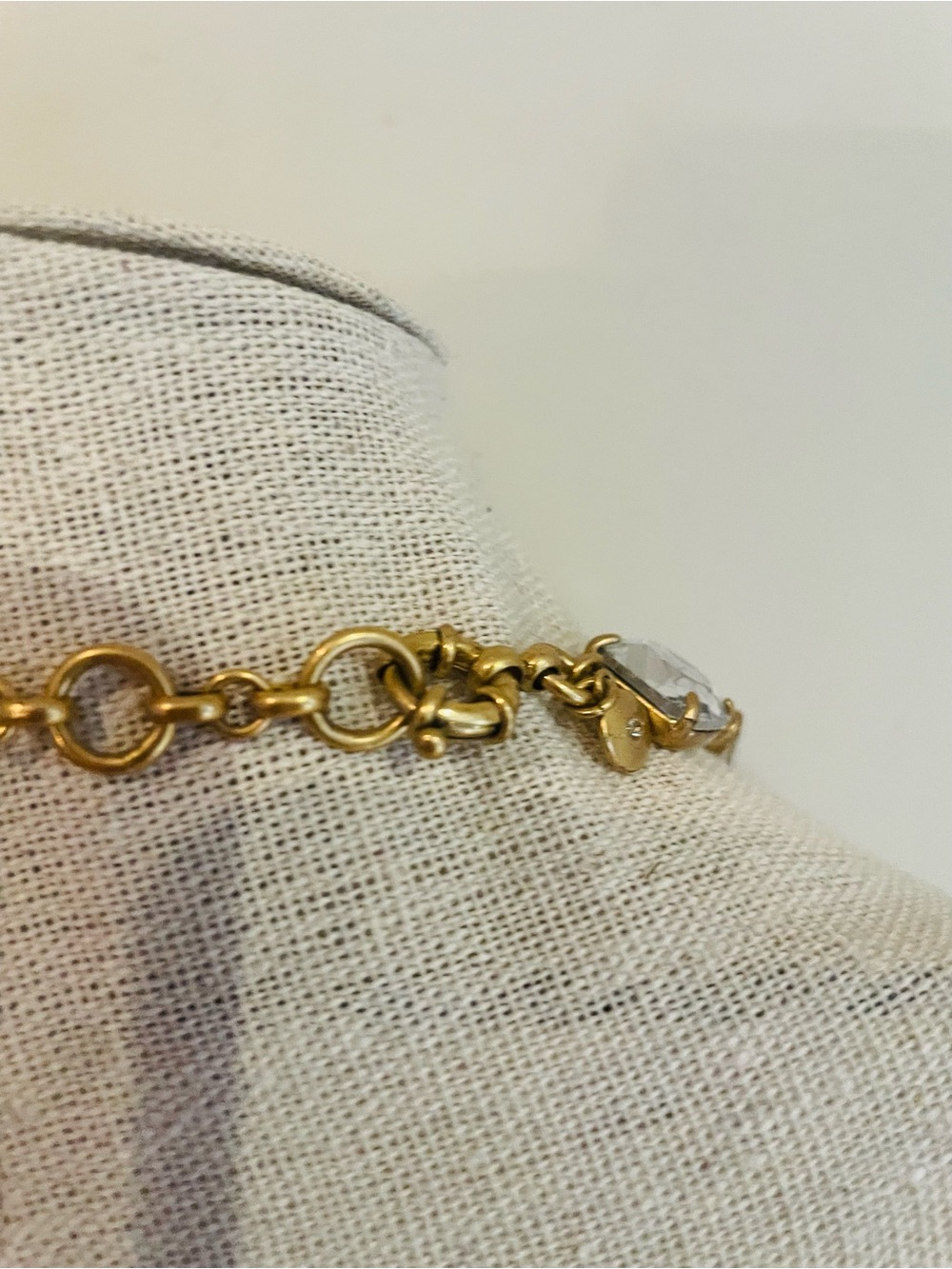 J. Crew Square Crystal Statement Necklace Blogger Fav - Picture 5 of 6
